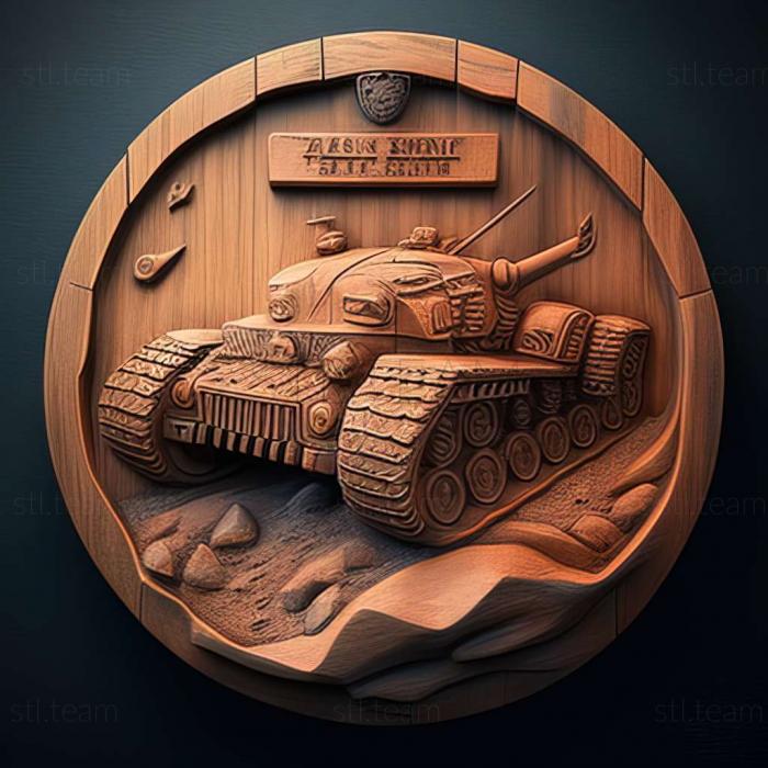 3D модель Игра Мир танков Блиц (STL)